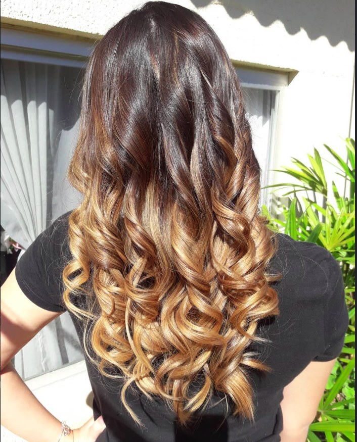 Ombré Californiano com Ondas